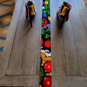 Hand Embroidered Peruvian Belt